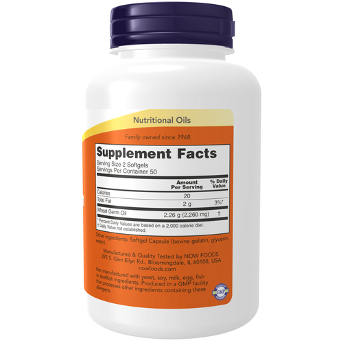 Wheat Germ Oil 100 Softgels