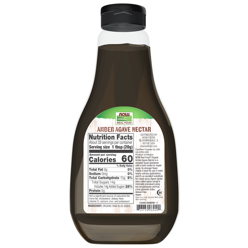 Agave Nectar Amber & Organic 23.3 oz