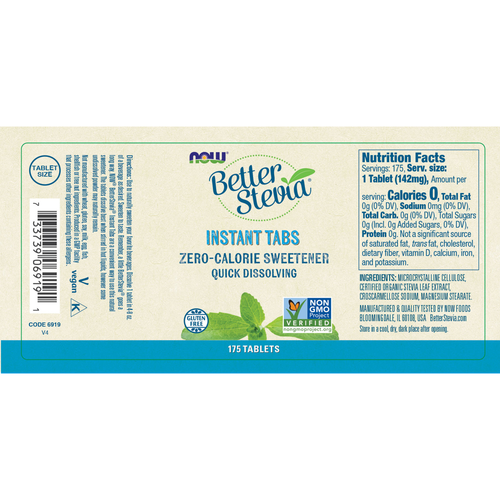 BetterStevia 175 Instant Tabs