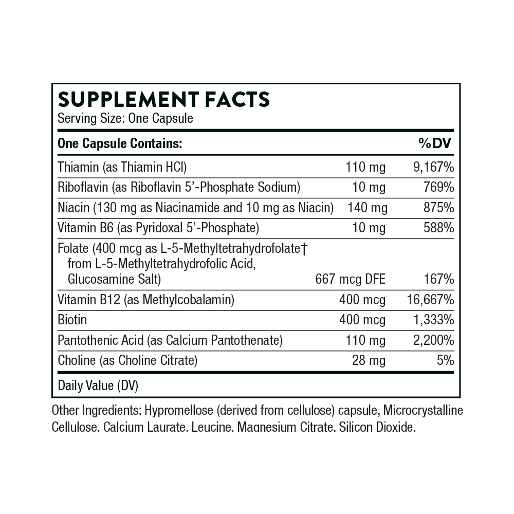 Basic B Complex - 60 Capsules
