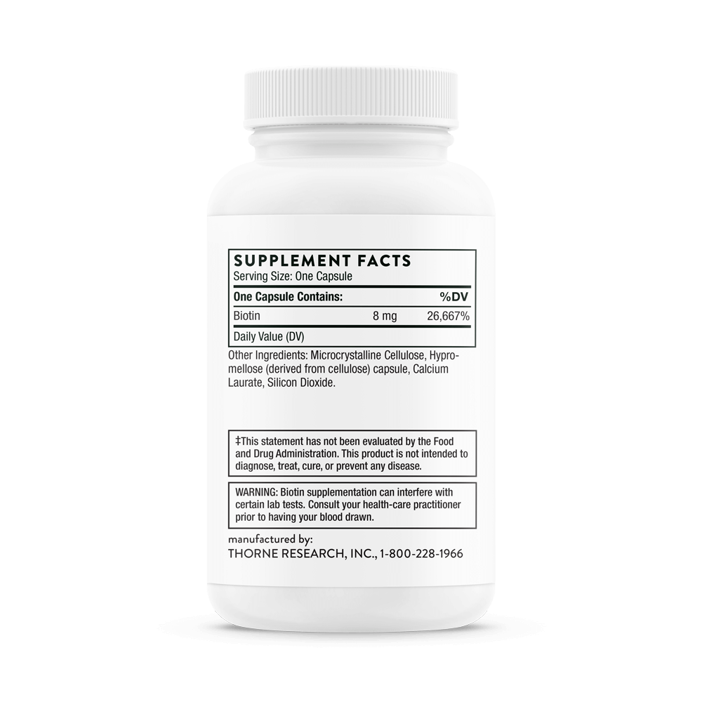 Biotin 8000 mcg - 60 Capsules