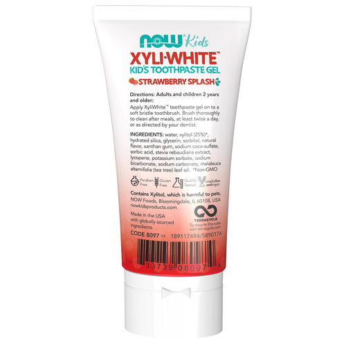 XyliWhite Strawberry Splash Toothpaste Gel for Kids 3 oz
