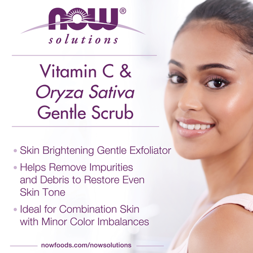 Vitamin C & Oryza Sativa Gentle Scrub 4 oz