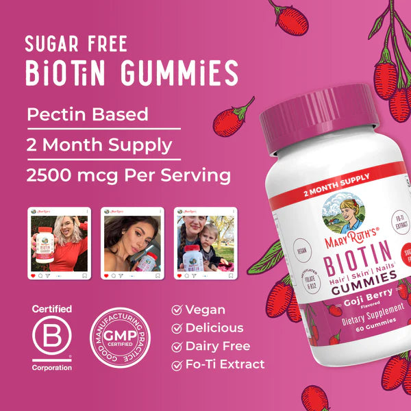 Biotin Gummies 60 ct
