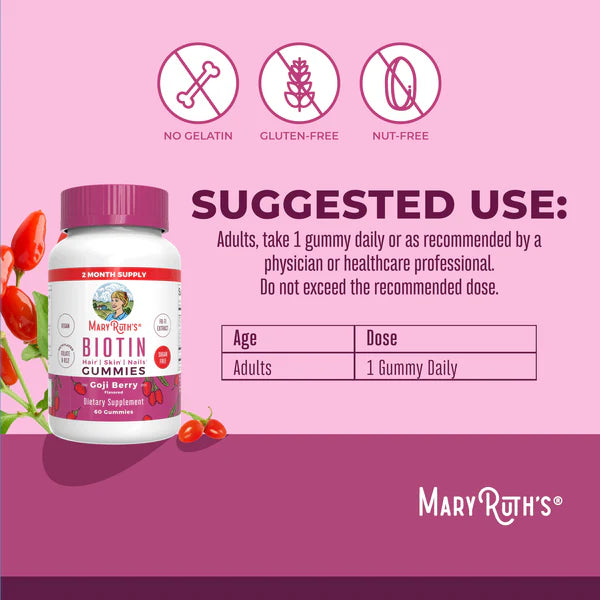 Biotin Gummies 60 ct