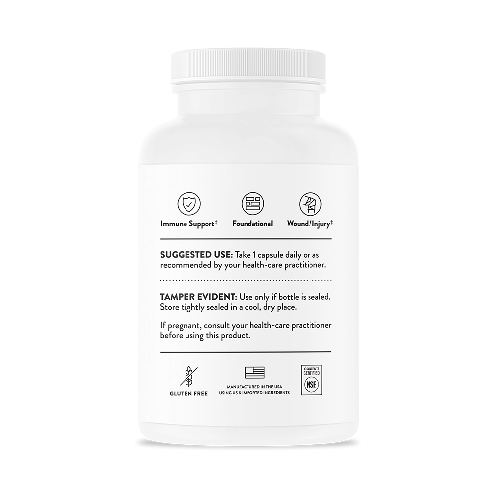 Ascorbic Aci Vitamin C - 60 Capsules