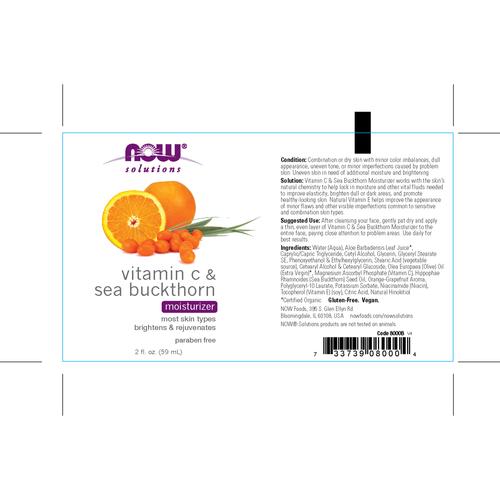 Vitamin C & Sea Buckthorn Moisturizer 2 oz