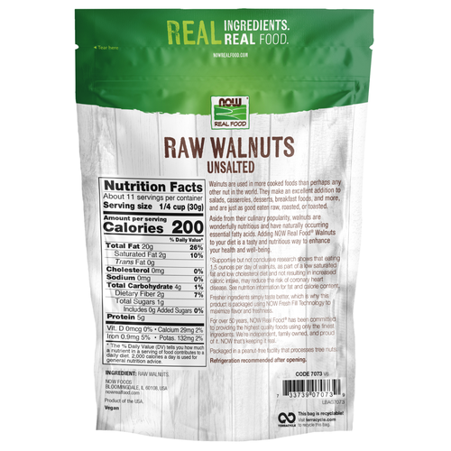 Walnuts Raw & Unsalted 12 oz
