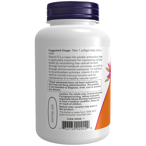 Vitamin E-1000 Mixed Tocopherols 100 Softgels