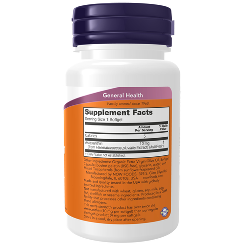 Astaxanthin Extra Strength 10 Mg 30 Softgels