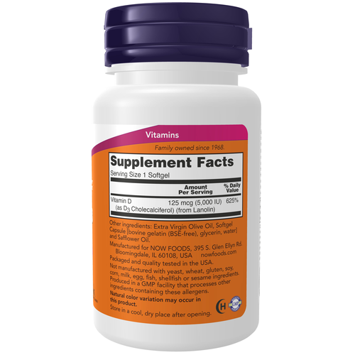 Vitamin D3 5000 IU 240 Softgels