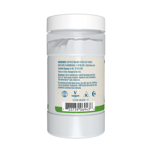 BetterStevia Extract Powder Organic 4 oz