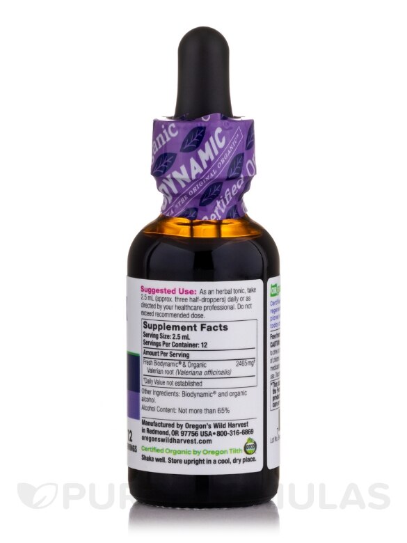 Valerian Biodynamic Herbal Tonic 1 oz
