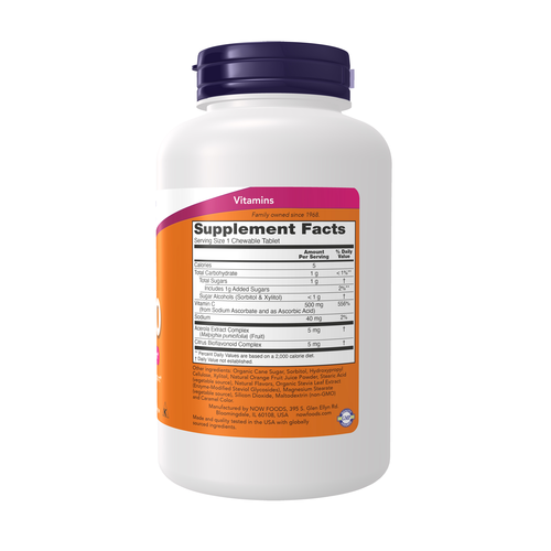 Vitamin C-500 Orange Chewable 100 Tablets