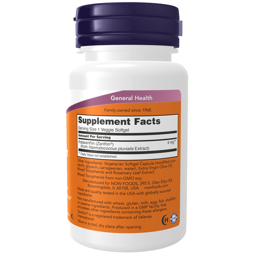 Astaxanthin 4 mg Veggie 60 Softgels