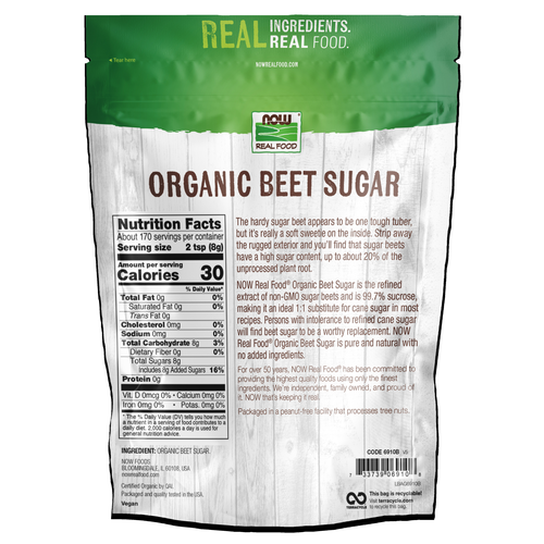 Beet Sugar Organic 3 Lb