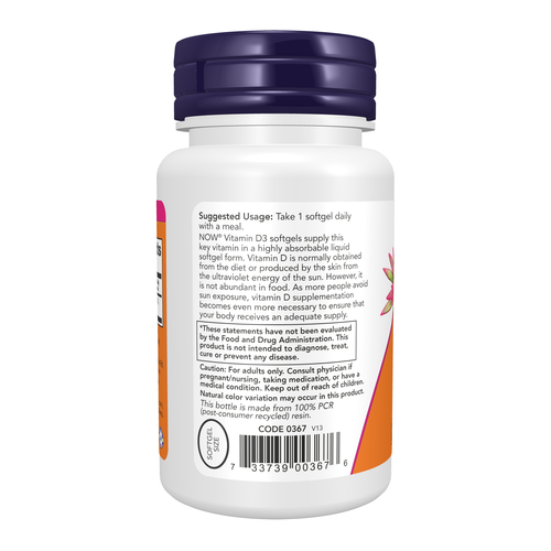 Vitamin D3 2000 IU 120 Softgels