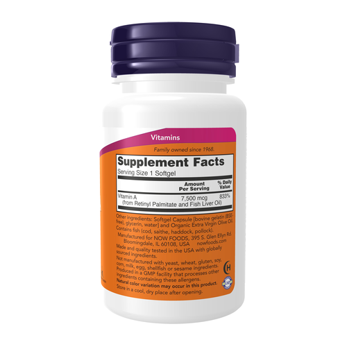 Vitamin A 25,000 100 Softgels