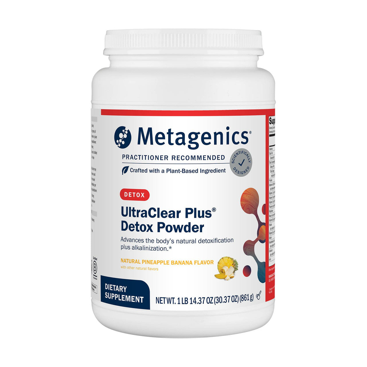 UltraClear Plus Detox Powder Pineapple-Banana Flavor - 30.37 oz 861 Grams