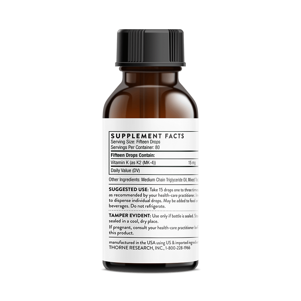 Vitamin K2 Liquid - 1 fl. oz 30 ml
