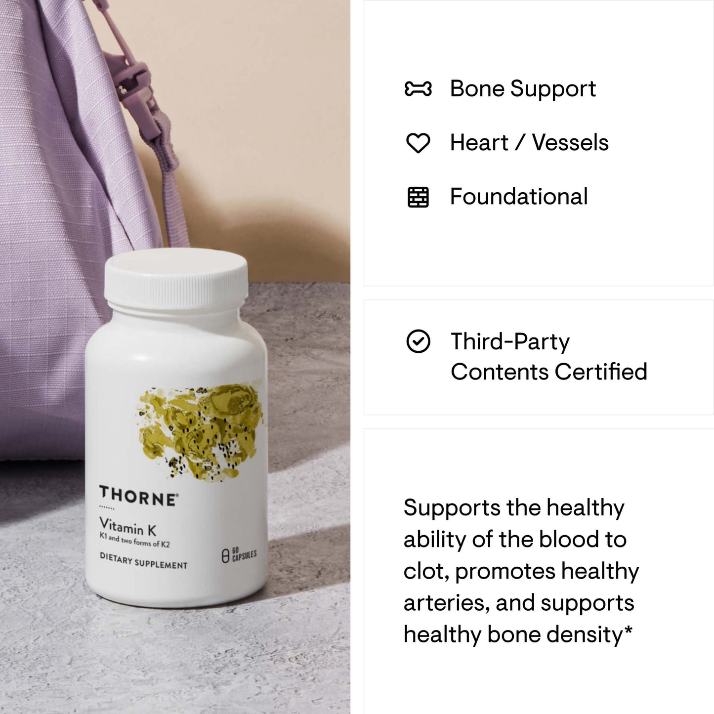 Vitamin K (formerly - 60 Capsules