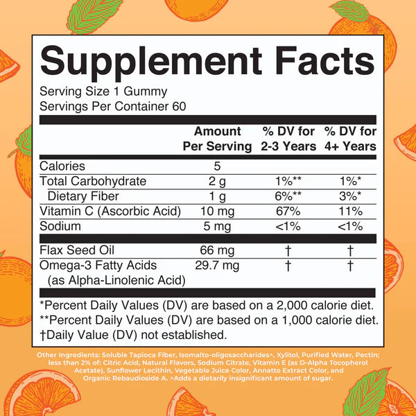 Vegan Kids Omega-3 Gummies 60 ct
