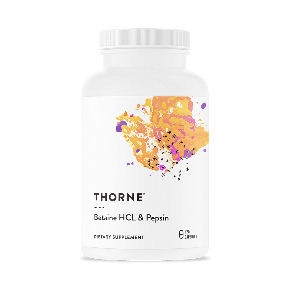 Betaine HCL & Pepsin - 225 Capsules