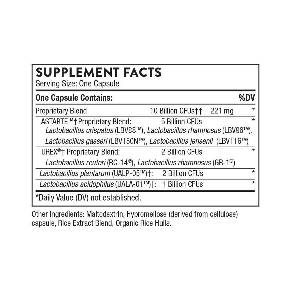Women's Daily Probiotic - 30 Capsules