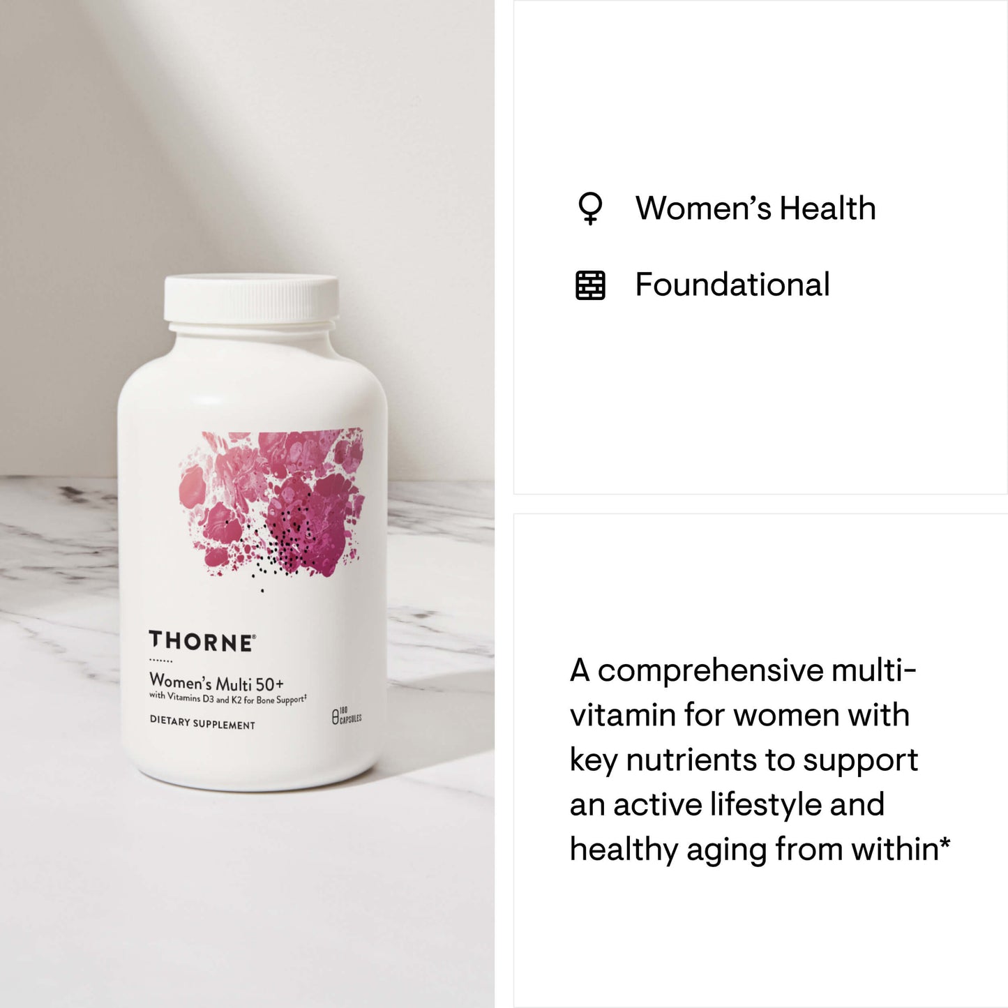 Women's Multi 50+ Multi without Copper and Iron - 180 Capsules