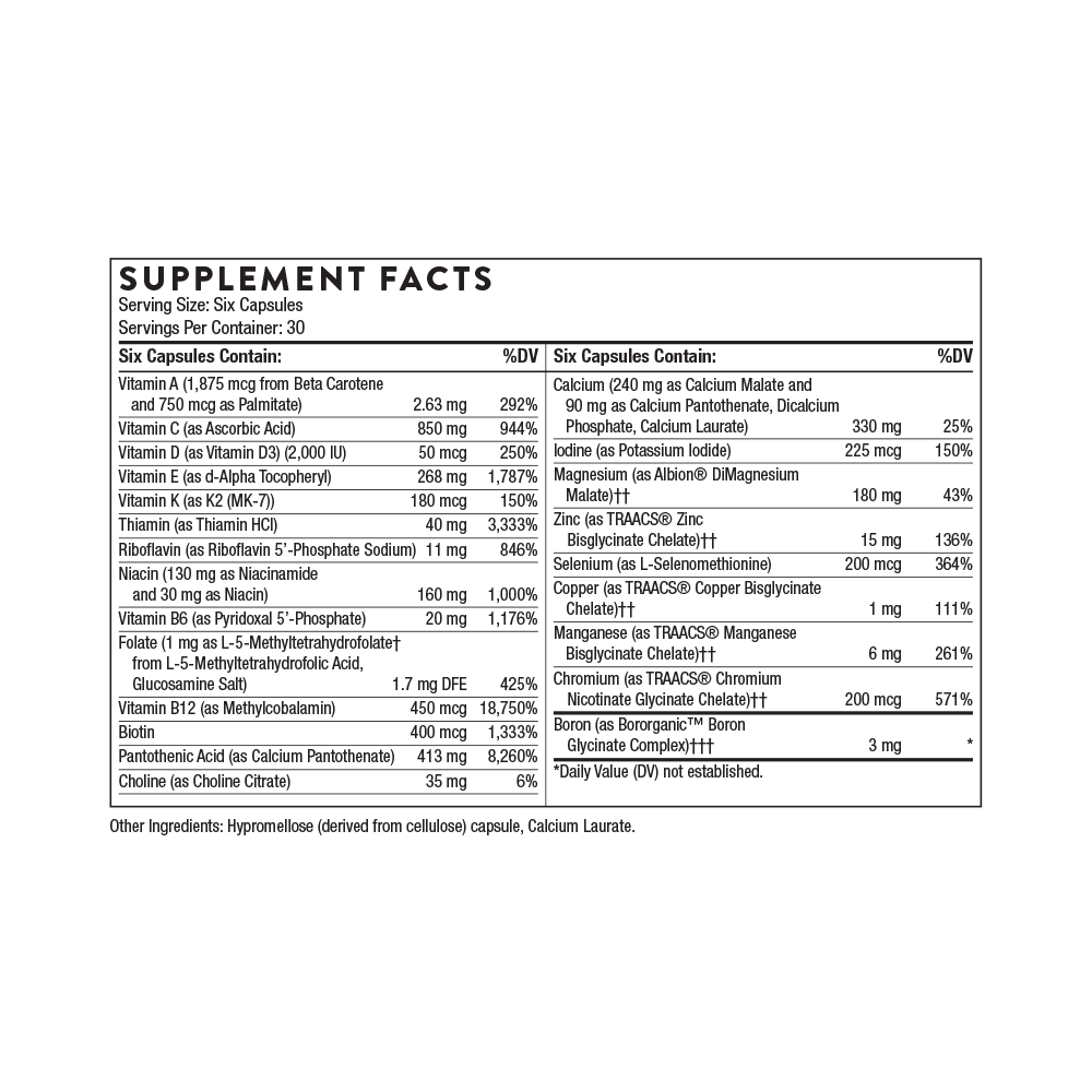 Women's Multi 50+ Multi without Copper and Iron - 180 Capsules