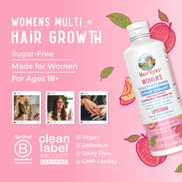 Women's Multivitamin + Hair Growth Liposomal 15.22 oz