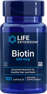 Biotin 600 mcg 100 capsules