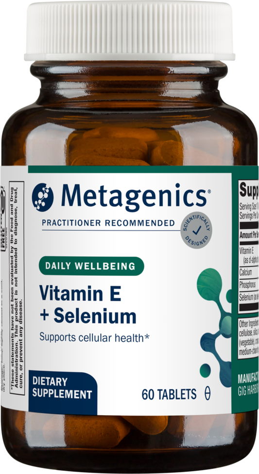 Vitamin E + Selenium - 60 Tablets