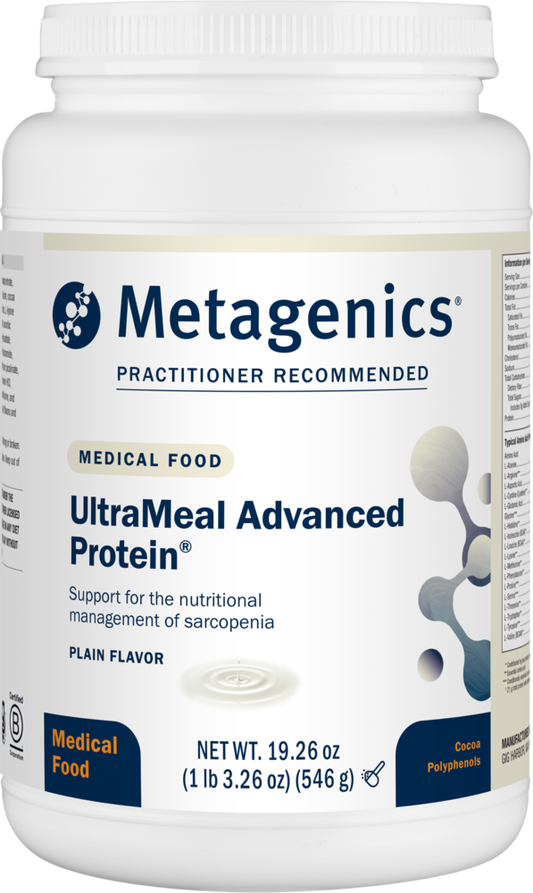 UltraMeal Advanced Protein Plain Flavor - 19.26 oz 546 Grams