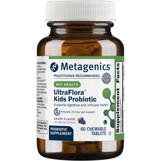 UltraFlora Kids Probiotic Grape Flavor - 60 Chewable Tablets