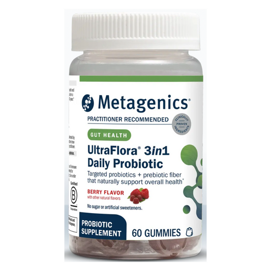 UltraFlora 3 in 1 Daily Probiotic Berry Flavor - 60 Gummies