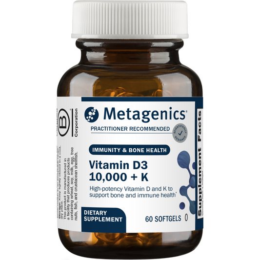 Vitamin D3 10,000 + K - 60 Softgels
