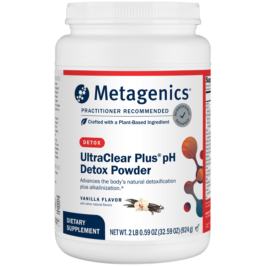 UltraClear Plus pH Detox Powder Vanilla Flavor - 32.59 oz 924 Grams