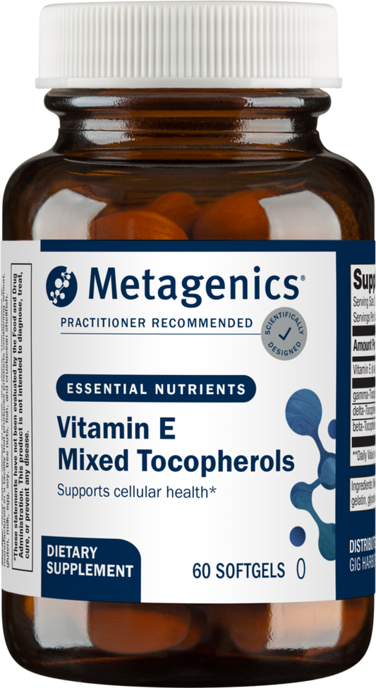 Vitamin E Mixed Tocopherols - 60 Softgels