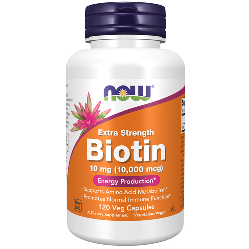 Biotin 10 mg 10,000 mcg 120 Veg Capsules
