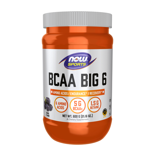 BCAA Big 6 Grape Flavor Powder 600 Grams