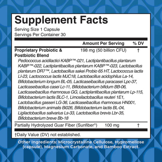 3-in-1 Daily Digestive Health Capsules 30 ct