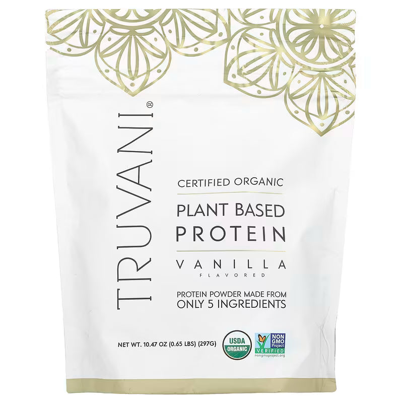 Truvani Vanilla Plant Protein Powder - 10 Servings
