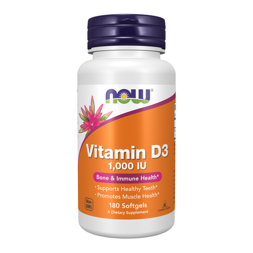 Vitamin D-3 1000 IU 180 Softgels