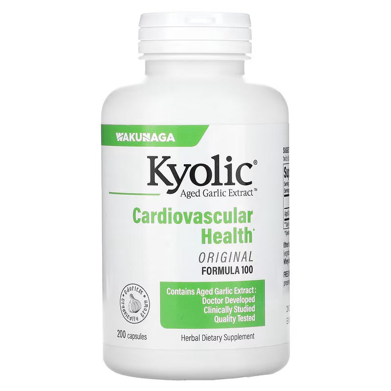 Kyolic Aged Garlic Extract Cardiovascular Original Formula 100 200 Capsules