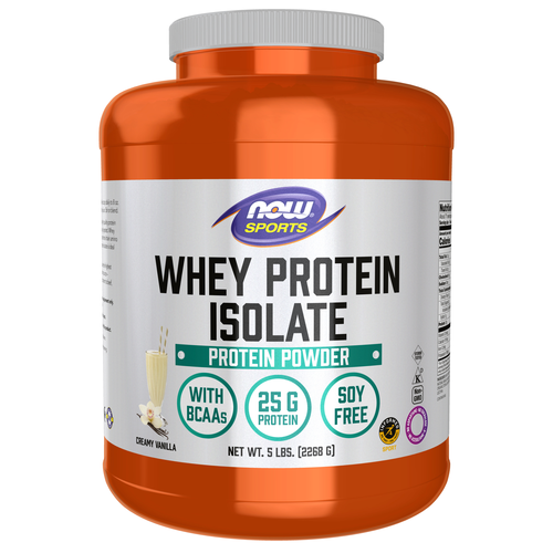 Whey Protein Isolate Creamy Vanilla Powder 5 Lb