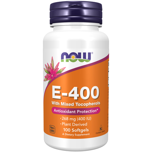 Vitamin E-400 With Mixed Tocopherols 100 Softgels