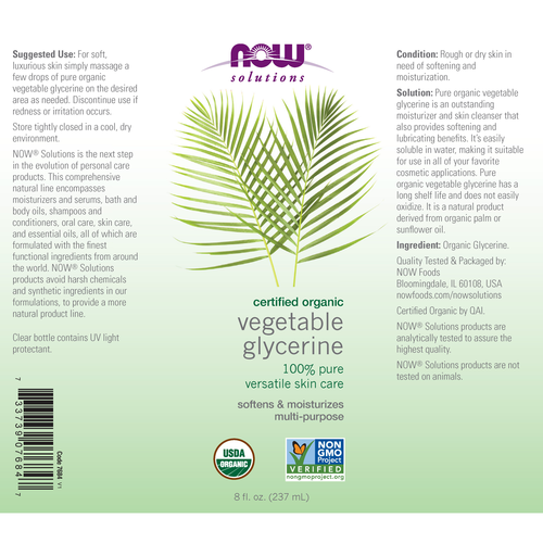 Vegetable Glycerin 8 oz