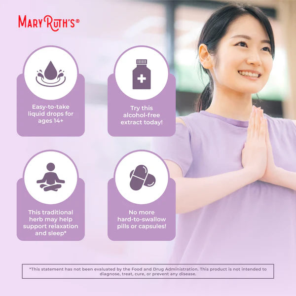 Organic Valerian Root Liquid Drops 1 oz