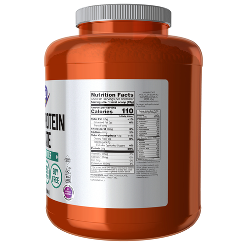 Whey Protein Isolate Unflavored Powder 5 Lb